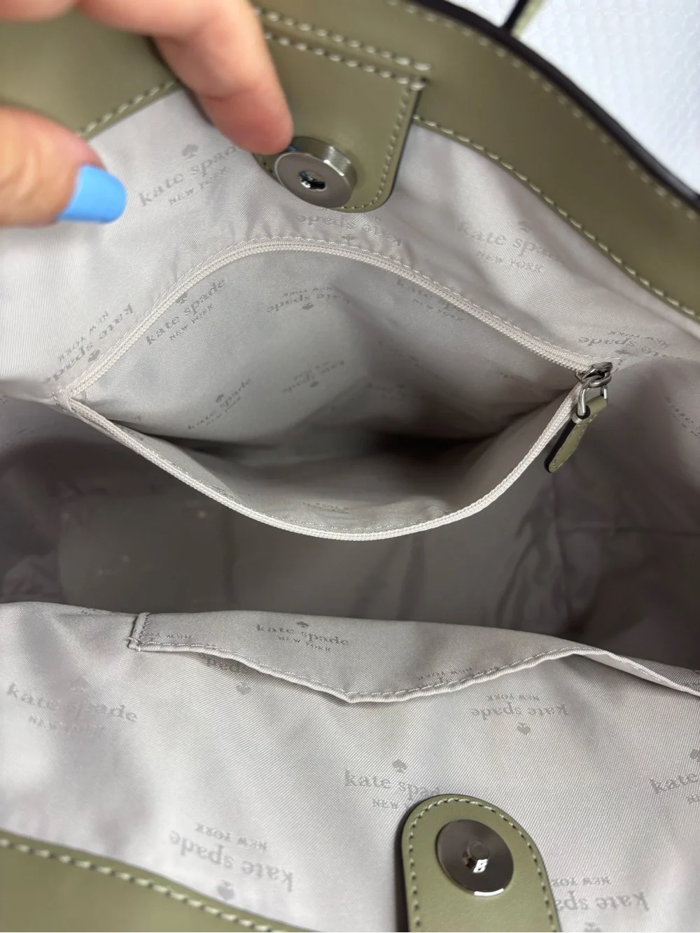 kate spade Pebbled Leather Greta Tote with Matching Wallet Set NWT